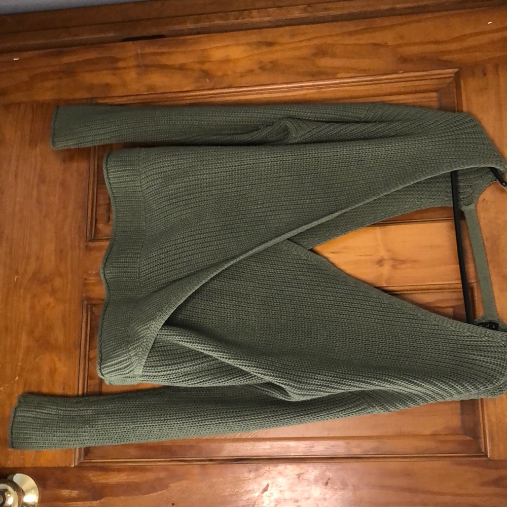 Green sweater